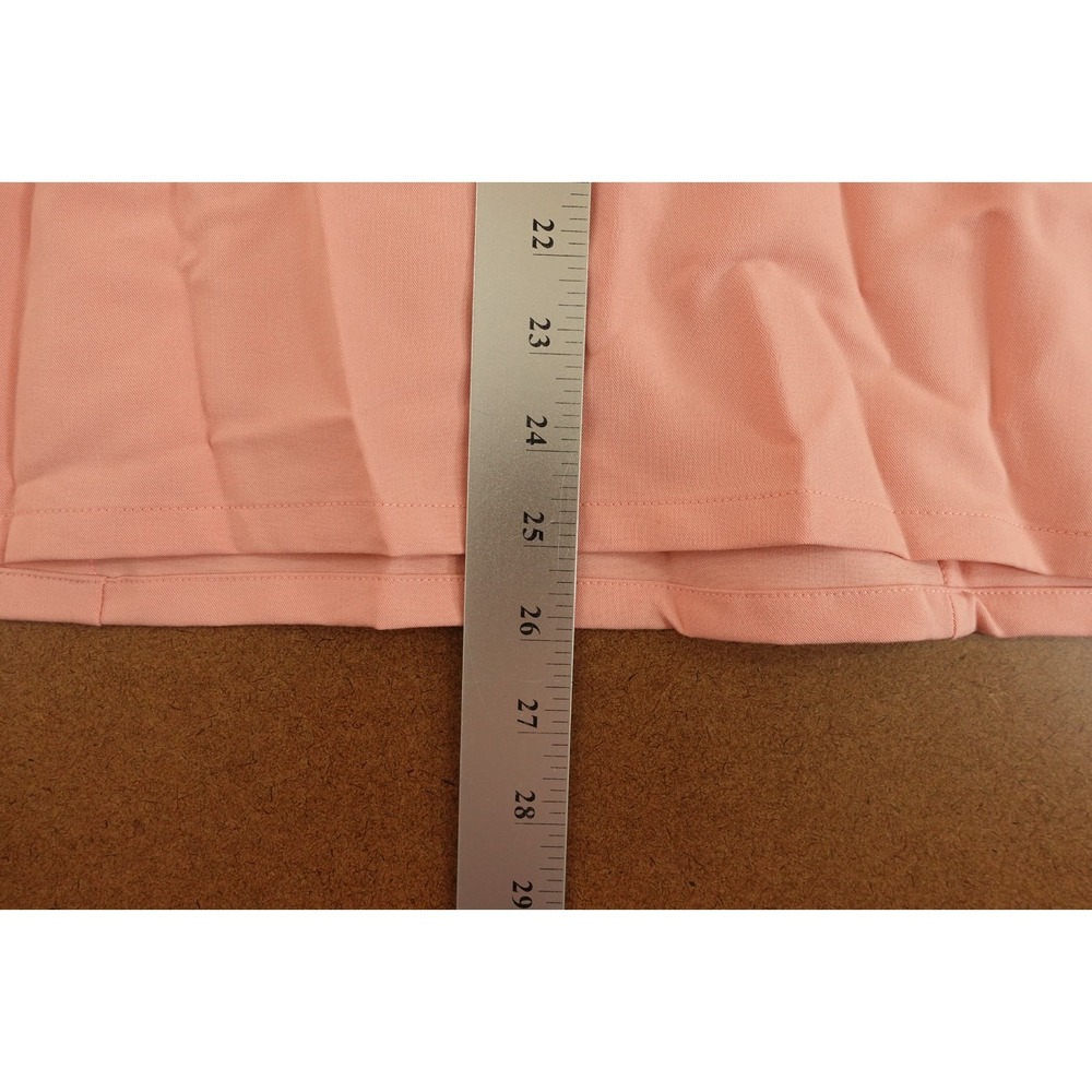 Mandala Womens Size Large Dusty Pink Short Sleeve 6 Pocket V Neck Scrub Top NWT - Picture 10 of 11